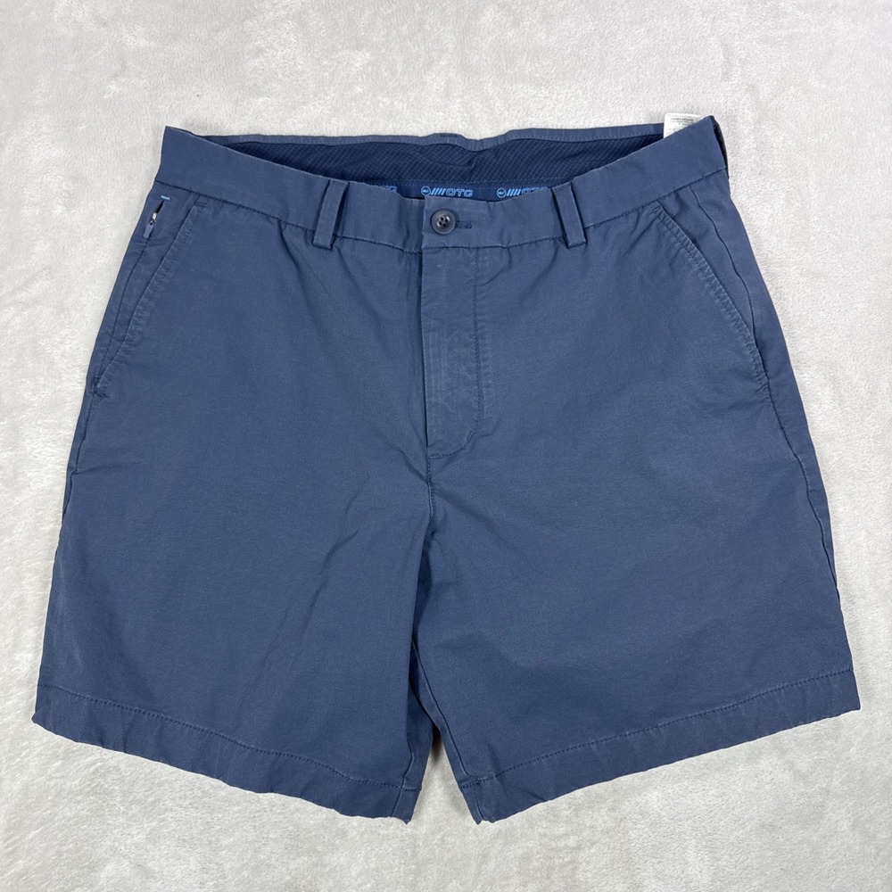 Vineyard Vines On-The-Go Shorts Men's Size 33 Blue Stretch Performance OTG